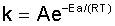 Arrhenius equation