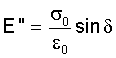 Loss modulus