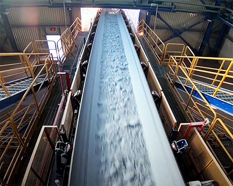 ST10000 ST10000 conveyor belt at Chuquicamata's underground system